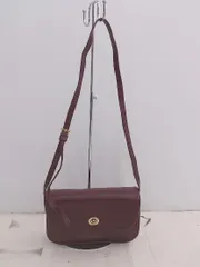 ◇ LAKOLE ラコレ シンプル レトロ かわいい ショルダーバッグ ボルドー ワインレッド系 レディース E  【1305300005830】