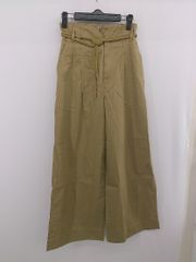 ◇ ◎ cepo セポ シンプル 抜け感 タック ワイド パンツ サイズS ベージュ レディース E 【1305300006882】