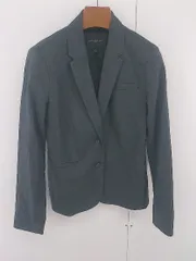 ◇ BANANA REPUBLIC バナナリパブリック 2B 長袖 ジャケット ブレザー サイズ0 ダークグレー系 メンズ E  【1305300012531】
