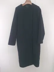 ◇ ◎ KBF URBAN RESEARCH ウール混 フェイクファー 長袖 ノーカラー コート サイズONE ブラック系 レディース E  【1305300010261】