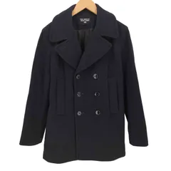 ポロジーンズカンパニーラルフローレン POLO JEANS COMPANY RALPH LAUREN USA製 裏地ロゴ刺繍 ピーコート メンズ import：S 