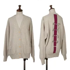 クリッツィアKrizia poi アニマルプリントアンゴラ混ウールニットカーディガン ベージュ他L