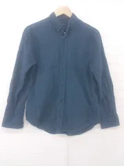 ◇ ITEMS URBAN RESEARCH アーバンリサーチ ボタンダウン BD シンプル 長袖 シャツ サイズ38 ネイビー メンズ P  【1306020000907】