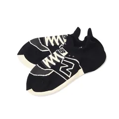 newbalance(ニューバランス) スニーカー柄ソックス スポーツスタイル ウェア ソックス LAS35700、(BK)ブラック