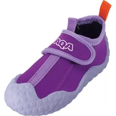 アクア aqa シューズキッズ マリンSPシューズ (kw4473n-16)、パープル