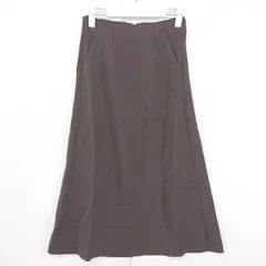 ◇ ●新品● ◎ Re:EDIT リエディ タグ付き ロング ナロー スカート サイズSC ブラウン系 レディース E  【1306020010135】