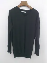 ◇ JOURNAL STANDARD relume Vネック ウール混 長袖 ニット セーター サイズF ブラック レディース E  【1306050022764】