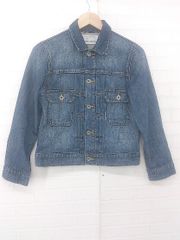 【値下げ交渉歓迎】 ブルーレーベルクレストブリッジ ノーカラーデニムジャケット ブルーレーベル クレストブリッジ ノーカラー デニムジャケット 38 M