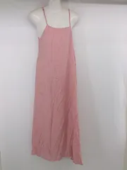 ◇ natural couture ストライプ ふんわり 大人かわいい ロング キャミソールワンピース ピンク レディース E  【1306050033692】のサムネイル