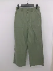 ◇ URBAN RESEARCH DOORS アーバン リサーチ ドアーズ ワイド ベイカー パンツ サイズ38 カーキ系 レディース E  【1306050038635】