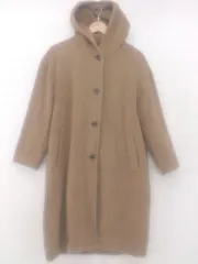 ◇ URBAN RESEARCH アーバンリサーチ フーディ 長袖 コート サイズF キャメル レディース E  【1306050038857】