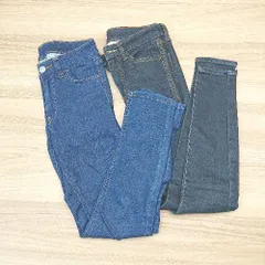 ◇ 《 LOWRYS FARM まとめ2点セット サイズXS カジュアル シンプル デニム スキニーパンツ レディース 》 E  【1306050044735】