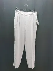 ◇ 新品 UNITED ARROWS ユナイテッドアローズ シンプル 薄手 綺麗め 大人 スラックスパンツ サイズ36 グレー レディース E  【1306050044674】
