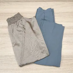 ◇ 《 classicalelf クラシカルエルフ まとめ商品 2点セット サイズM ワンタック ウエストゴム パンツ レディース 》 E  【1306050046005】