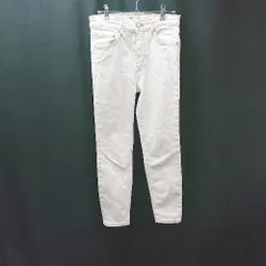 ◇ ZARAｻﾞﾗ ストレート カジュアル ストレッチ 無地 パンツ サイズ38 ホワイト レディース E  【1306050047941】