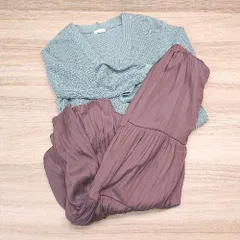 ◇ 《 earth music&ecology まとめ売り2点セット サイズF きれいめ シンプル ニット/スカート レディース 》 E  【1306050056448】