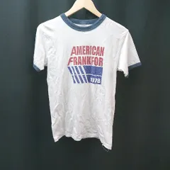  beauty＆youthUNITED ARROWS クルーネック ライン入り ワンポイント 半袖 Tシャツ サイズF ホワイト レディース　  【1306050056042】