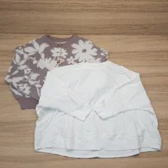  《 ｒｐｓ まとめ2点セット サイズF ホワイト ブラウン クルーネック ブラウス/カーディガン レディース 》  【1306050055977】