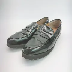 ◇ GREEN LABEL RELAXING ラウンドトゥ きれいめ カジュアル おしゃれ ローファー サイズL ブラック レディース E  【1306050057001】