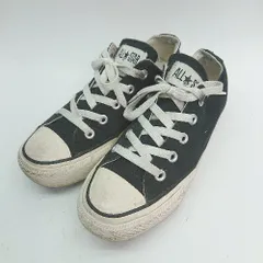 ◇ CONVERSE コンバース オールスター ローカット カジュアル スニーカー サイズ23 ブラック/ホワイト レディース E  【1306050056967】