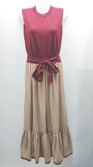 ◇ ROYALPATY ロイヤルパーティー 綺麗め　大人 上品 ロング丈 ワンピース サイズF ピンク系 レディース E  【1306050058923】