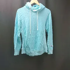 ◇ Champion チャンピオン フードパーカー ユニセックス 長袖 パーカー サイズM ブルー系 メンズ E  【1306050059791】