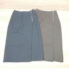 ◇ 《 UNIQLO ユニクロ まとめ2点セット サイズ7 デザインオシャレ タイト スカート レディース 》 E  【1306050062593】