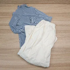 ◇ 《 classicalelf クラシカルエルフ まとめ2点セット サイズXL/L 無地 大人可愛い スカート/ブラウス レディース 》 E  【1306050063972】