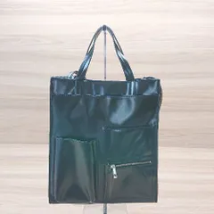 ◇ LOWRYSFARM ローリーズファーム ポケット多め 縦長シルエット ハンド ショルダーバッグ ブラック レディース E  【1306050063910】