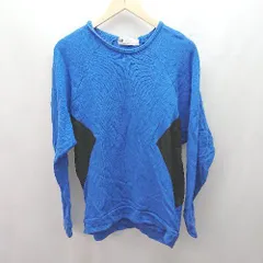 ◇ SLY スライ 生地薄手 クルーネック 無地 長袖 カットソー サイズ1 ブルー系 レディース E  【1306050064832】