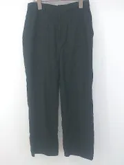 ◇ UNITED ARROWS ユナイテッドアローズ オフィスカジュアル シンプル 無地 パンツ サイズ38 ブラック レディース P  【1306120006137】