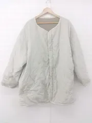 ◇ Lulu＆Arnie × MARK GONZALES 長袖 ジャケット ブルゾン サイズXL ライトグレー ブラウン系 レディース メンズ P  【1306120009626】