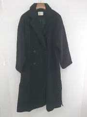 ◇ ap retro アプレトロ ゆったり ダブル ロング丈 長袖 コート サイズF ブラック レディース P  【1306120013012】のサムネイル