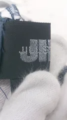 ◇ JILLSTUART ジルスチュアート チェック 花柄 切替 ノースリーブ 膝丈 フレア ワンピース サイズS ネイビー レディース P  【1306120020171】