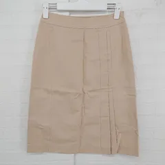 ◇ ROPE' ロペ シンプル オフィスカジュアル OL 膝丈 フレア スカート サイズ60～86 ベージュ レディース P  【1306120019854】