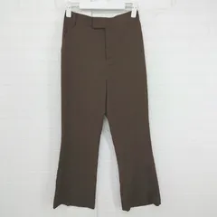 ◇ B:MING by BEAMS ビーミング by ビームス センタープレス フレア パンツ サイズ M ブラウン レディース P  【1306120021123】