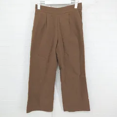 ◇ Sonny Label URBAN RESEARCH バックウエストゴム カジュアル ワイド パンツ サイズ 38 ブラウン レディース P  【1306120020911】