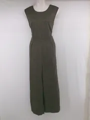 ◇ merlot メルロー チェック ノースリーブ サロペットパンツ ブラウン系 レディース P  【1306120029624】のサムネイル