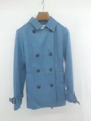 ◇ ◎ GLACIER グラシア 通勤 オフィス OL 長袖 トレンチコート サイズM ブルー系 レディース P  【1306120029013】のサムネイル