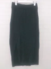 ◇ AZUL BY MOUSSY アズール バイマウジー 切替 ロング タイト ナロー ニット スカート サイズM ブラック レディース P  【1306140000894】
