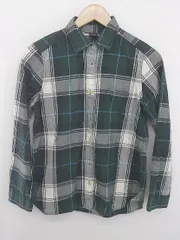 ◇ ◎ URBAN RESEARCH DOORS チェック カジュアル 長袖 シャツ ブラウス サイズONE グリーン系 レディース P  【1306140001822】