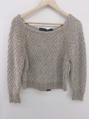 ◇ COCO DEAL ココ ディール 長袖 ニット セーター サイズ2 ベージュ系 レディース P  【1306140002126】