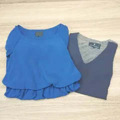 ◇ 《 MICA&DEAL Ray BEAMS まとめ2点セット サイズ0 36 シンプル 切替 上品 カットソー ワンピース レディース 》 E 【1306140005462】