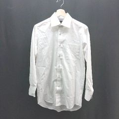 ◇ male&co 胸ポケット フロントボタン フォーマル シンプル 綺麗め 長袖 ワイシャツ サイズM80 ホワイト メンズ E  【1306140004298】