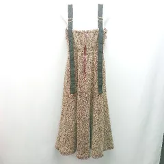 ◇ ROYAL PARTY ロイヤルパーティー ノースリーブ 綺麗め 厚手 ロング ワンピース サイズＦ マルチ レディース E  【1306140006025】