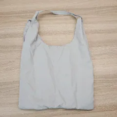 ◇ Loose ルース シンプル 無地 スクエア 大容量 ハンドバック グレー系 レディース E  【1306140005769】