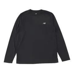 newbalance(ニューバランス) Sport Essentials ロングスリーブTシャツ 陸上 ランニング ウェア Ｔシャツ MT41225、(BK)ブラック