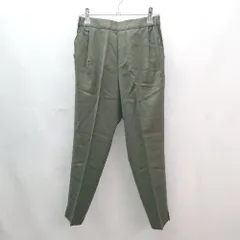 ◇ URBAN RESEARCH ROSSO アーバンリサーチロッソ ウエストゴム センタープレス スラックス サイズ36 カーキ レディース E  【1306140008180】