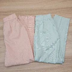 ◇ 《 marvelous by pirrot まとめ売り2点セット サイズPS パステルカラー ウエストゴム スラックス レディース 》 E  【1306140010299】