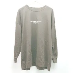 ◇ MONO-MART モノマート バックプリント ロゴ ビッグシルエット 長袖 ロンティー サイズL ブラウン メンズ E  【1306140009873】のサムネイル